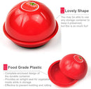 Vegetable Storage Box - Storage Box - 3 Piece Fresh Storage Box Set - Avocado, Tomato & Onion - Reusable Food Storage Containers with Lid
