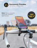 Bike Phone Holder - 1S Quick Release & 360 Degree Rotatable - For Motorcycle, Scooter & MTB - Universal 3.5-7.0 Inch