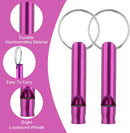 Metal Emergency Whistles - Set of 12 - Referee Whistles for Sports, School & Outdoors