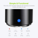 Mini Bluetooth Speaker (Silver) | Portable & Pocket-Sized | Powerful Bass with Passive Radiator | 12-Hour Battery Life | Ideal for Outdoors