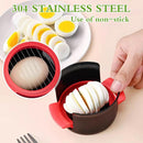 3-in-1 Egg Slicer - Egg Separator - Stainless Steel 304 - For Eggs, Strawberries & Soft Foods - Easy to Clean