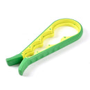 Multifunctional Jar Opener & Bottle Opener - Non-Slip Kitchen Aid - Ideal for the Elderly & Weak Hands - Green