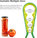 Set of 4 Multifunctional Openers - Jar Opener & Bottle Opener - Non-Slip Kitchen Utensils - For the Elderly & Weak Hands - 4 Colors