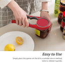 Set of 4 Multifunctional Openers - Jar Opener & Bottle Opener - Non-Slip Kitchen Utensils - For the Elderly & Weak Hands - 4 Colors