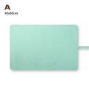 Large Silicone Baking Mat - 60x40 cm - Non-slip Dough Mat with Measurement Marking - Rolling Mat for Dough & Fondant - Green