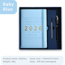 Agenda 2026 - Daily Agenda & Planner - A5 Format - 365 Day Overview - Hardcover - [Light Blue]