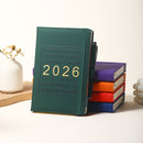 Agenda 2026 - Daily Agenda & Planner - A5 Format - 365 Day Overview - Hardcover - [Pink]