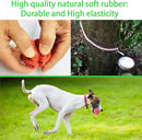 Dog Toys - 2 Pieces Teeth Cleaning Balls - Natural Rubber with Treat - Tear-Resistant - For Dogs and Cats