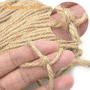 Plant Support Net for Climbing Plants - 2 x 5 Meters - Jute Climbing Net - Natural & Sustainable