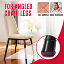 Black Chair Leg Caps - Set of 24 - Size M - Silicone Floor Protectors - Against Scratches and Noise