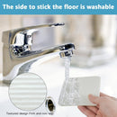 Rug Stoppers Square - Set of 8 - 10 x 10 cm - Anti-Slip Pads for Carpet - Washable & Reusable - White