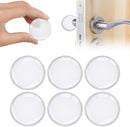Door Stopper Wall Transparent - Set of 6 - Ø 4 cm - Self-adhesive Door Buffers - Wall Protection against Door Handles
