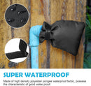 Outdoor tap covers set of 4 - thermal frost protection - waterproof tap protectors - black