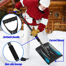 Snow Shovel - Lightweight & Portable - Snow Plow for Car, Driveway & Camping - Black