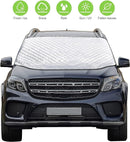 Car Windshield Cover - Anti-Freeze Blanket & Sunshade - Layered Winter Cover - 145 x 92 cm - Protection against Snow and Ice