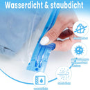 Roll Up Vacuum Bags for Travel - Pack of 14 - Clothing Compression Bags - No Pump Needed - 3 Sizes (35x50/40x50/40x60 cm)