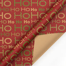 Christmas Wrapping Paper - 6 Sheets - Retro & Vintage Design - Complete Set with 2x Rope, Tape & Stickers - Gift Wrap