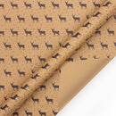 Christmas Wrapping Paper - 6 Sheets - Retro & Vintage Design - Complete Set with 2x Rope, Tape & Stickers - Gift Wrap