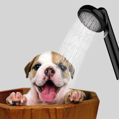 Camping shower - Rechargeable - Black