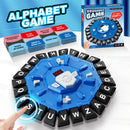 Board Game - 24-Letter Press Game - Fun and Fast Puzzle Game - Includes Two Modes - Covers 220 Theme Categories - Suitable for boys and girls aged 3 and up (2-8 players) - Word Game for Kids and Adults, Christmas and Birthday Gift - Blue