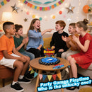 Board Game - 24-Letter Press Game - Fun and Fast Puzzle Game - Includes Two Modes - Covers 220 Theme Categories - Suitable for boys and girls aged 3 and up (2-8 players) - Word Game for Kids and Adults, Christmas and Birthday Gift - Blue