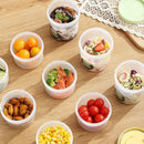 Yogurt Cup To Go Portable Salad Cup with Fork - Double-Walled Leak-Proof Yogurt, Fruit & Oatmeal Cup - Takeaway Breakfast Cup - Reusable Cheese Cup - Double-Walled - 920 ml