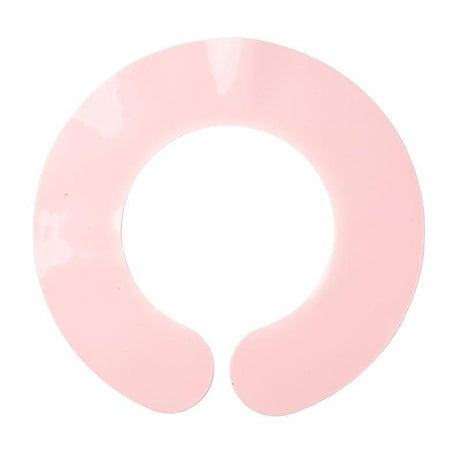 Silicone Neck Protection for Hairdressers – Waterproof Cutting Collar & Dye Apron – Anti-Hair Silicone Neck Collar for Cutting, Dyeing & Perming – Pink