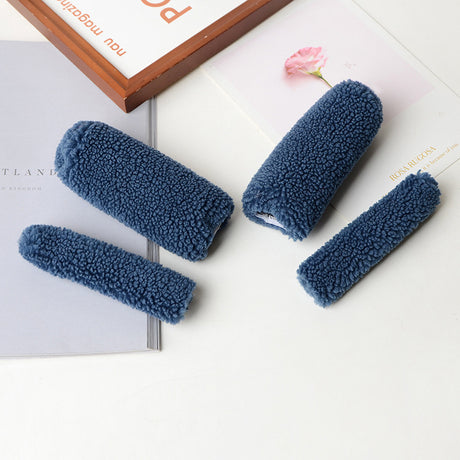 Handlebar Muffs for Electric Bike or Scooter – Winter Warm Gloves with Plush Lining – Universal for Bicycle / Tricycle – Blue