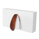 Shoehorn - Wooden Mini Shoehorn - Portable Shoe Helper - Japanese Design - Compact - With Braided Wrist Strap - Suitable for Children