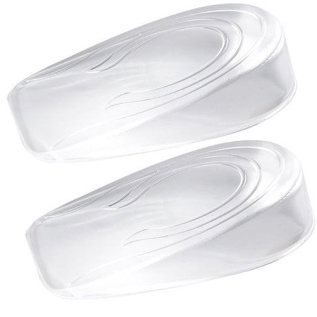 Invisible insole with increasing height – PU silicone heel cushion – 2 cm high – Soft, shock-absorbing and non-slip – Suitable for men's sizes 40-46
