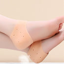 Silicone Heel Protectors – Anti-Crack Heel Socks – Moisturizing Heel Socks for Dry & Cracked Heels – Comfortable for Women and Men – Anti-Friction & Recovery