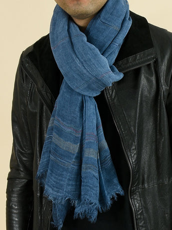 Autumn Winter Men's Basic Cotton Scarf, Medium Thickness for All Seasons, Versatile Black Oversized Soft Warm Touch