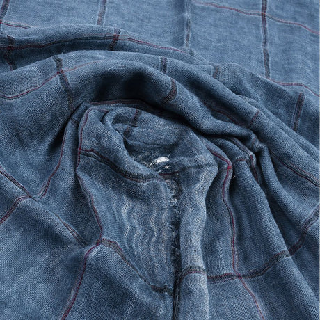 Autumn Winter Men's Basic Cotton Scarf, Medium Thickness for All Seasons, Versatile Black Oversized Soft Warm Touch