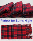Plaid Blanket Scarf for Women, Winter Warm Tartan Wrap 200x65 cm with Fringe Tassel, Cashmere-Like Soft Plaid Design