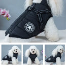 Green Waterproof Winter Dog Jacket with Built-in Harness, Windproof Warm Coat with Reflective Strips and Elastic Belly Band, Size XL for Large Dogs