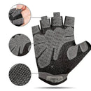 Women's Half Finger Gym Gloves with Non-Slip Gel Pads for Weightlifting, Bodybuilding, and Cycling, Breathable Elastic Fabric Size L for Secure Grip