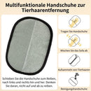 2-Piece Electrostatic Pet Hair Removal Gloves for Cats and Dogs, Reusable Washable Grooming Mitt for Furniture Clothing and Car Seats