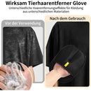 2-Piece Electrostatic Pet Hair Removal Gloves for Cats and Dogs, Reusable Washable Grooming Mitt for Furniture Clothing and Car Seats