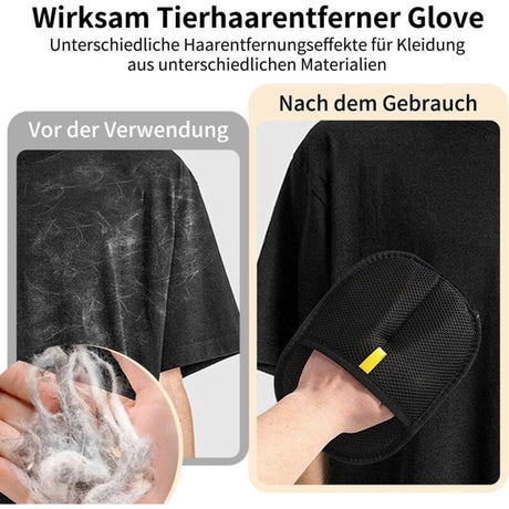 2-Piece Electrostatic Pet Hair Removal Gloves for Cats and Dogs, Reusable Washable Grooming Mitt for Furniture Clothing and Car Seats