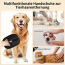 2-Piece Electrostatic Pet Hair Removal Gloves for Cats and Dogs, Reusable Washable Grooming Mitt for Furniture Clothing and Car Seats