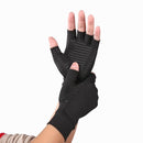 Black Small Arthritis Compression Gloves for Hand Pain and Swelling Relief, Mild Support for Osteoarthritis Stiffness and Mobility with Non-Slip Grip