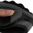 Black Tactical Military Gloves with Touchscreen Compatibility, Reinforced Nylon Construction with Non-Slip Panels and Adjustable Velcro Cuffs Size L