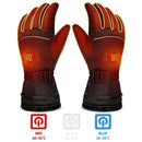 Rechargeable Heated Mittens Gloves with 4000mAh Lithium Battery, 3 Temperature Settings 30-45°C, Water-Repellent Touchscreen Compatible Size L