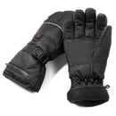 Rechargeable Heated Mittens Gloves with 4000mAh Lithium Battery, 3 Temperature Settings 30-45°C, Water-Repellent Touchscreen Compatible Size L