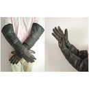 Thick Cowhide Animal Handling Gloves for Dog Cat Bird Snake Parrot Lizard, Anti-Bite and Scratch Protection with Cotton Lining for Gardening and Wild Animal Care