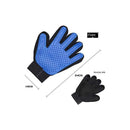 Pet Grooming Gloves for Cats and Dogs, Hair Removal Brushing Mitt with Rubber Tips for Massage and Shedding, Suitable for Short and Long Hair, Reusable and Effective