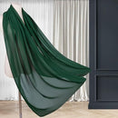 Dark Green Soft Chiffon Shawl Wrap for Women 180x70 cm, Lightweight Breathable Skin-Friendly Fabric for Wedding Evening Party and Travel, Great Gift for Ladies