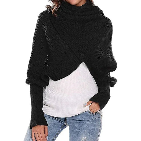 Multifunctional Unisex Cape Scarf for Women, Winter Fashion Warm Wrap with Adjustable Arm Coverage, Super Soft Lightweight for All Seasons and Occasions