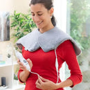 Electric Neck and Shoulder Heating Pad with 3 Temperature Levels 40-60°C, Soft Polyester Cover Removable and Washable, 2-Hour Auto Shut-Off for Pain Relief