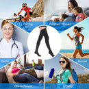 Thigh High Compression Stockings for Women Men 23-32 mmHg Closed Toe, Level 2 Support for Varicose Veins Edema, Breathable Cotton Spandex with Silicone Dotted Bands